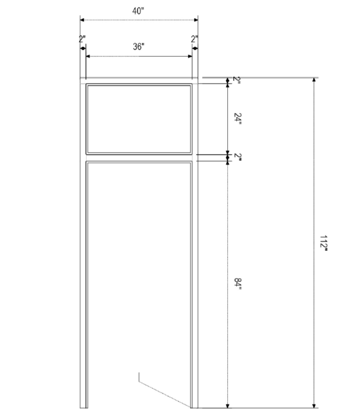HM Welded Transom Frame