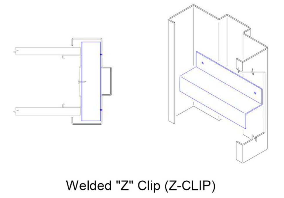 Welded Z Clip
